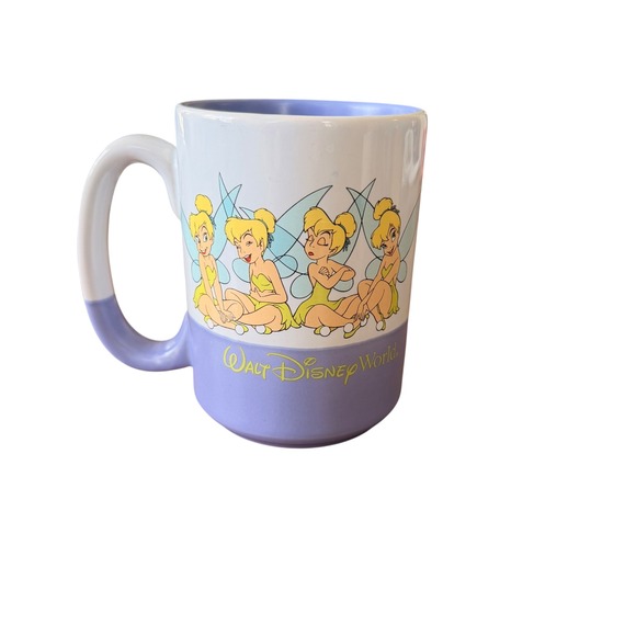 Disney Other - Walt Disney World Tinker Bell Coffee Mug Purple Disney Parks‎ Fairy Cup